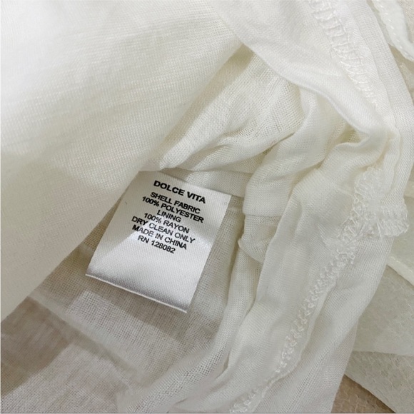 Dolce Vita off-white babydoll mini dress - Picture 5 of 8